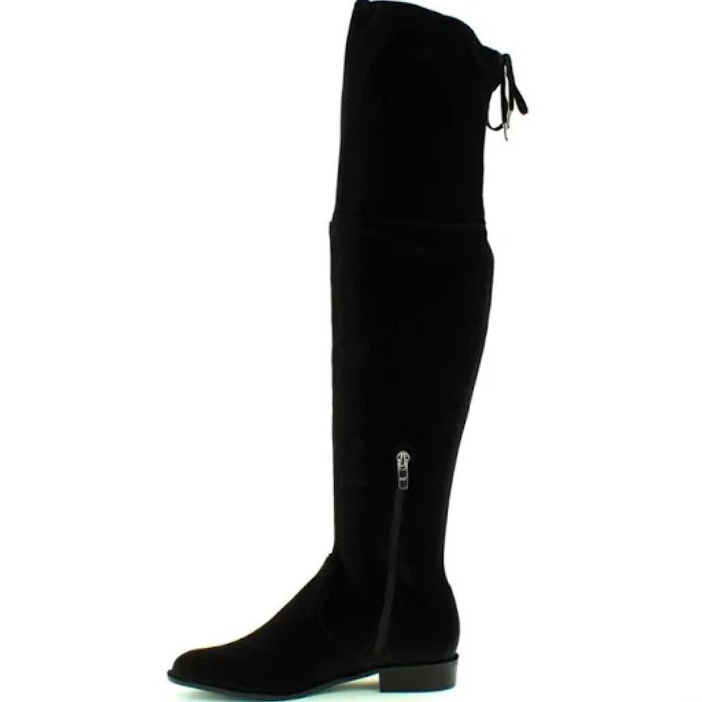 Marc Fisher Black Suede Over-the-Knee Boots